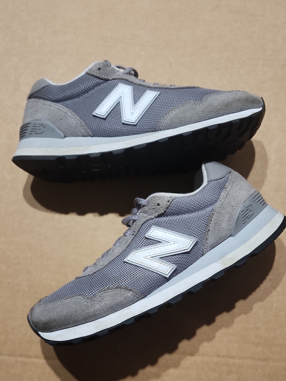 New Balance 515 Mens Shoes Sz 8  Running Athletic Black Mesh Lace Up Sneakers